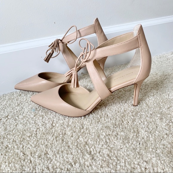 ANN TAYLOR Carson Leather Tassel Pumps - Picture 2 of 6